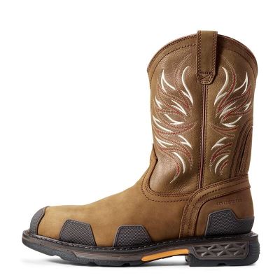 Ariat OverDrive Kahverengi Iş Ayakkabıları Erkek (42087-578)